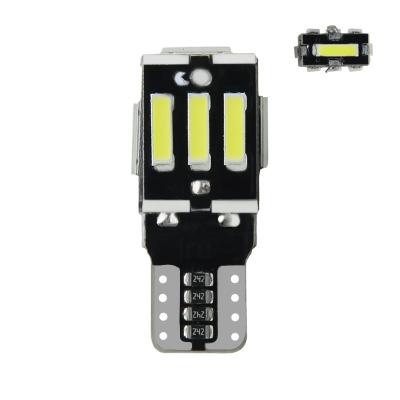 China Interior Canbus LED bulb T10 W5W 194 168 7020 9 smd canbus free led for car for sale