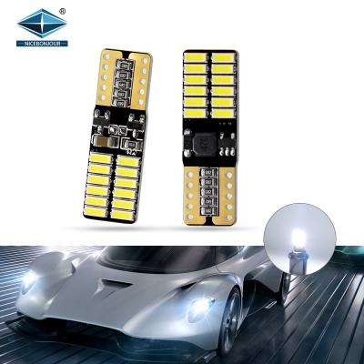 China Factory wholesale Canbus T10 LED bulbs T10 led canbus w5w 194 4014 24smd for car 12V for sale