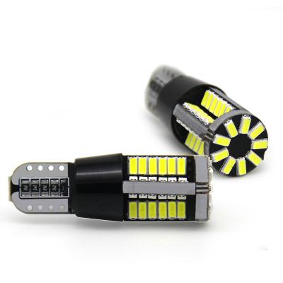 China High Quality Interior Flashing+Lighting LED Strobe Light T10 LED Car Light Bulb 3014 57smd 12V LED T10 w5w Car Light Turn Signal for sale