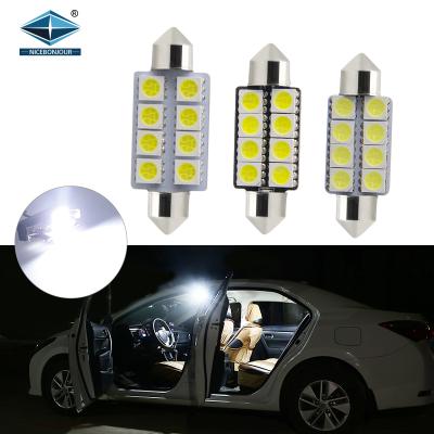 China Wholesale Interior Light Interior Festoon Led Car Interior Light 5050 8SMD C5W Light for sale