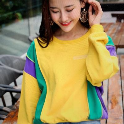 China Anti Wrinkle Women's Hoodies Fall Down Causal Oversized Cotton Hooded Pullover Hoodie for sale