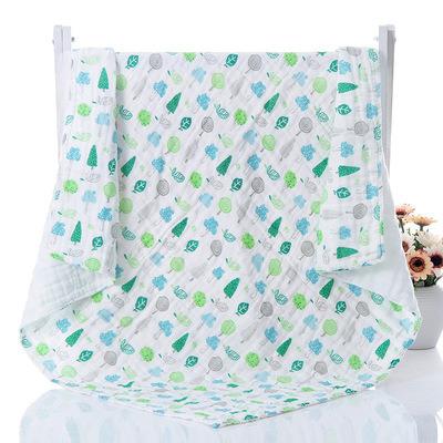 China Hot Popular 110*110cm PORTABLE 6 Layers Muslin Infant Wrap Baby Cotton Gauze Towel Bath Wrap Covering for sale