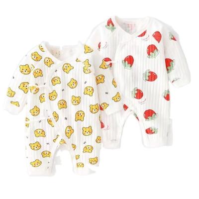 China Comfotable High Quality Newborn Cotton All Season Comfortable Cozy Jumpsuit Baby Romper for sale