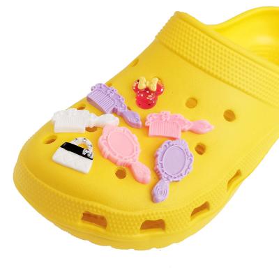 China Custom Shoe Clog Charm Flag Shoe Charm Rubber and Plastic Croc Shoe Charms For Women Mens for sale