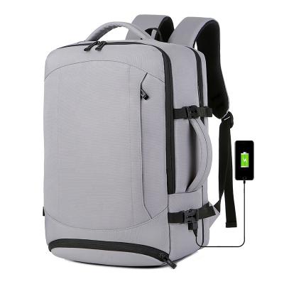 China With USB Logo Big Capacity Customized USB Charging Daily Use 17 Inch Oxford Laptop Bag Waterproof Breathable Business Backpack for sale