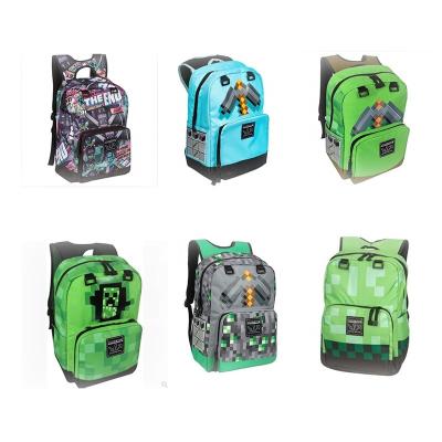 China Anime Bookbag Diamond Coolie Afraid Gift Pick Comic Paper Backpack Waterproof 2D Drawing Disney Minecraft for sale