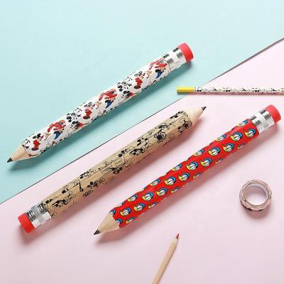 China office & Interesting School Pencil Cartoon Novel Children School Home Office Props Draw Part Three Colors Great Gift Giant Pencil for sale