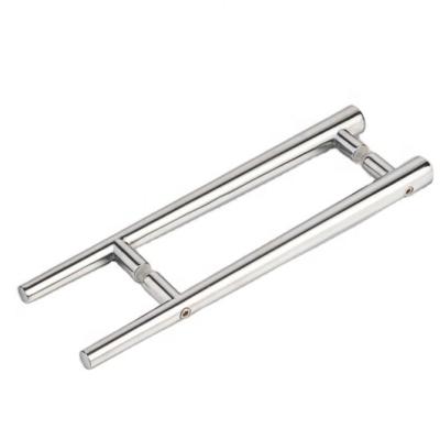 China Minimalist Zinc Alloy Double Sided Shower Door Pull Handle for sale