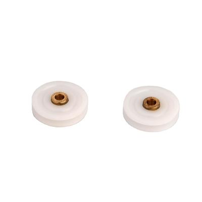 China Modern Brass POM Multi-duty U Groove Sliding Door Wheels for sale