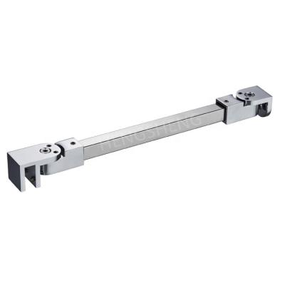 China Low Price Modern Shower Door Support Bar Glass Wall to Glass Stabilizer Supporting 304 Stainless Steel Accessories Hardware Brackets for sale