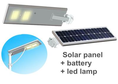 China 60w Outdoor Led Street Light With Solar Panel For Road Lighting for sale