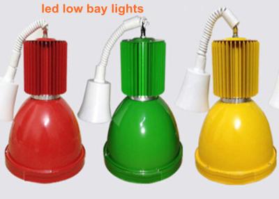 China Red / Yellow / Green Housing COB Led Low Bay Lights With 45  90 120 Degree Beam Angle for sale