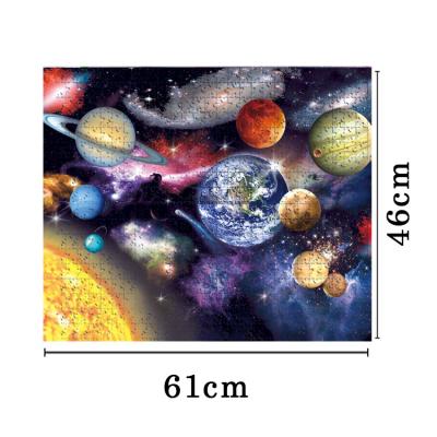 China 3D 100Lpi/0.68mm Most Popular Custom Made Jigsaw Safety Material Space Jigsaw Puzzle for sale