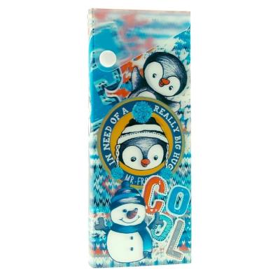 China custom cute 3D factory price 100Lpi/0.68mm eco-friendly material printed pencil case for sale