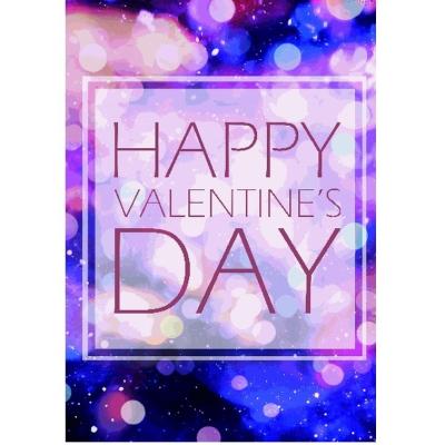 China China hot sale custom wholesale fashion printing greeting card valentines day card for sale