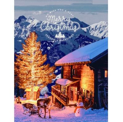 China China Diy Factory Supply Custom Merry Christmas Greeting Card Printed Greeting Cards for sale