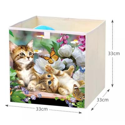 China Manufacturer Clothes Folding Storage Box Large Capacity Sustainable Children Toy Storage Box for sale