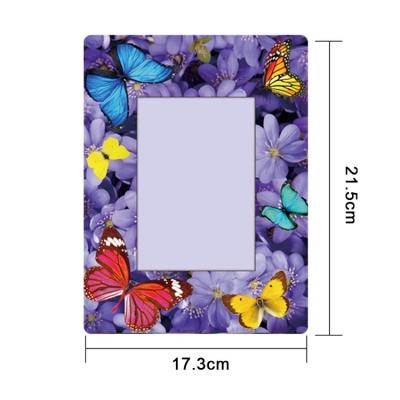 China 3D 100Lpi/0.68mm Most Beautiful Fashionable Custom Mini Family Photo Frame Butterfly Photo Frame for sale