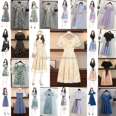 China 2022 new designed club&party sleeveless dresses women elegant wear dress chiffon washable various styles for sale