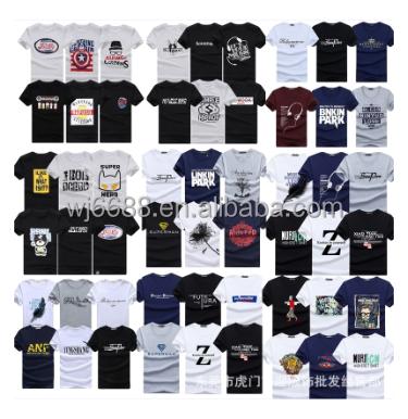 China Free agency anti-shrinkage for men's short-sleeved T-shirts spring 2022 new men's T-shirts plus size men's T-shirts wholesale for sale