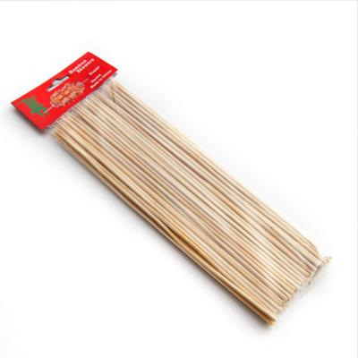 China Easily Cleaned BBQ Party Tool Cheap Disposable BBQ Bamboo Wood Spikes BBQ Outdoor Picnic Bamboo Sticks for sale