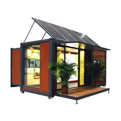 China Modern Very Popular Europe CE OEM ODM Modern Prefab Home Expandable Container House with Solar Energy for sale