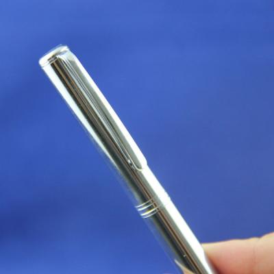 China 2014 Pen, Metal Silver Pen, Promotional Pen Jiangxin Vase Shape Stamp Twist Silver Refill Ball Pen for sale