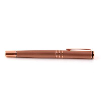 China Writing at length Pen Premium Luxury Brass Pen pure brass color metal roller pen for sale