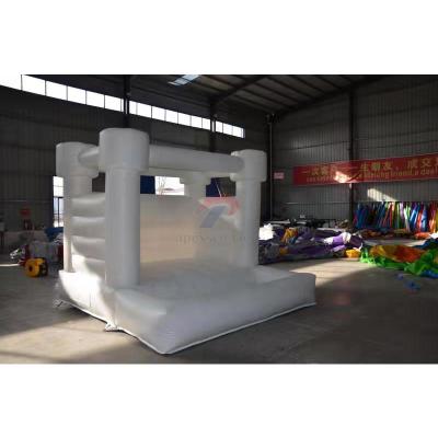 China Custom White PVC Inflatable Wedding Bouncer Wedding Bouncy Castle Bouncy House for sale