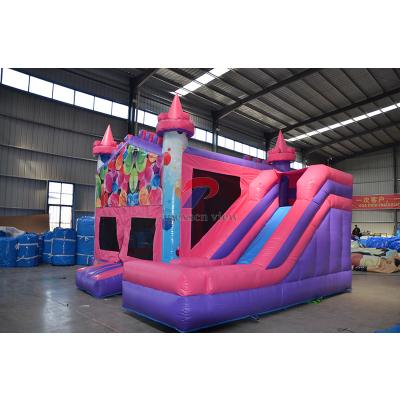 China New PVC Kid's Commercial Moonwalk Inflatable Jumper Jumper Bounce House for Kid's Party Combo for sale