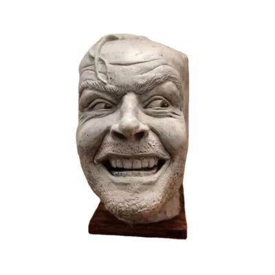 China Europe Home Decoration Resin Sculpture Modern Funny Face Decoration Crafts for sale