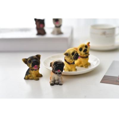 China China Kawaii newly designed lifelike and various small and medium dog living room decoration crafts for sale