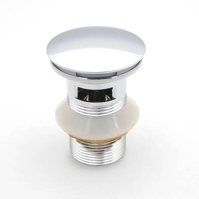 China Modern Customized Factory Price Outlet High Quality Brass Bathroom Lower Noise Up Basin Sink Drain Stopper for sale