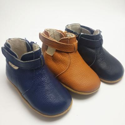 China CHELSEA BOOTS OEM 3 Colors Fashion Unisex Soft Baby Genuine Leather Boots for sale