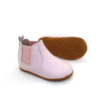 China CHELSEA BOOTS OEM Winter Pink Baby Boots Newborn Infant Smooth Leather Leather for sale