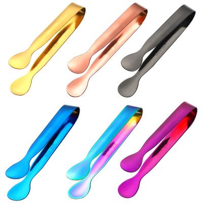 China Viable Wholesale Multifunctional Stainless Steel Coffee Sugar Tongs Ice Tongs for sale