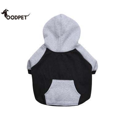 China Viable Black and Gray Frenchie Dog Hoodie with Low MOQ for sale