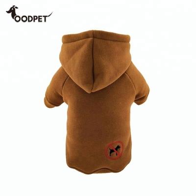 China Viable Warm Fleece Layer Dog Hoodie For French Bulldog for sale