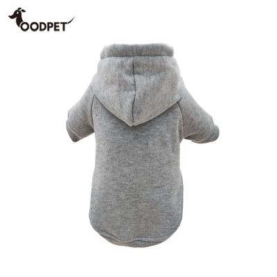 China 8inch-30inch Multicolor Viable Small Large Autumn Apparel Dog Plain Hoodie For Extra Large Dogs for sale