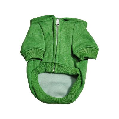 China Heather Green Blank Zipper Dog Viable Hoodies for Cavapoo for sale