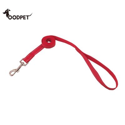 China Reflective Dog Nylon Leashes 2cm Viable Red for sale