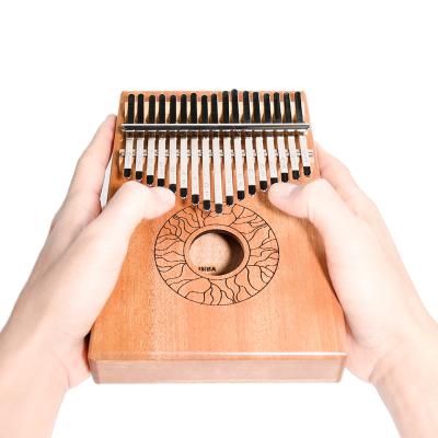 China Good GIF Pendant Accessory Kalimba 17 Key Kalimba (Log) Thumb Finger Piano Mechanical Exquisite Marimba Piano for sale