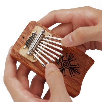 China Mechanical Mini Kalimba 8 Keys Finger Thumb Piano Gifts for Kids Adult Beginners Portable Thumb Piano for sale