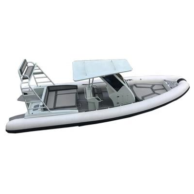 China Italy 28ft ORCA RHIB860 Hypalon/PVC Ultralight/Durable Luxury Aluminum RIB Inflatable Boats for sale