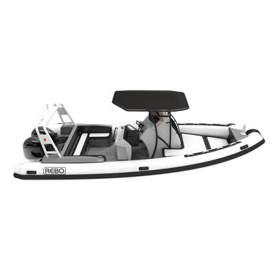 China Ocean Army Patrol 26ft Rib860 RIB Orca Hypalon /PVC Ultralight/Durable Rigid Aluminum Inflatable Boats for sale