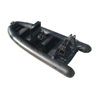 China Water Sports 19ft Heavy Duty Double RIB 560 Aluminum Hull PVC/Hypalon Inflatable Boats For Family Fun for sale