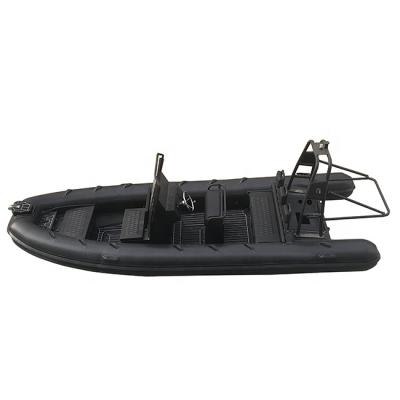 China Germany 19ft Ultralight/Durable High Speed ​​Aluminum Inflatable Boat Family Rhib580 Hypalon/PVC Using for sale