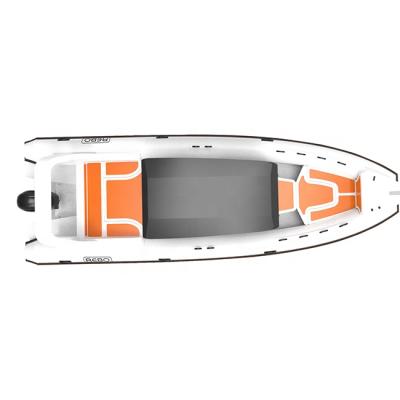 China Patrol REBO 25ft RHIB 760 Sport RIB Inflatable ORCA Hypalon Aluminum Boats for sale