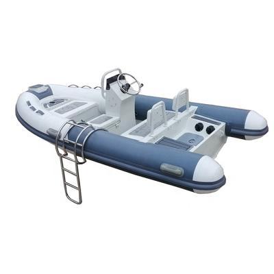 China Water Sports 12ft Canoe DL RIB360 Aluminum Hull Hypalon/PVC Rigid Inflatable Boat For Fishing for sale