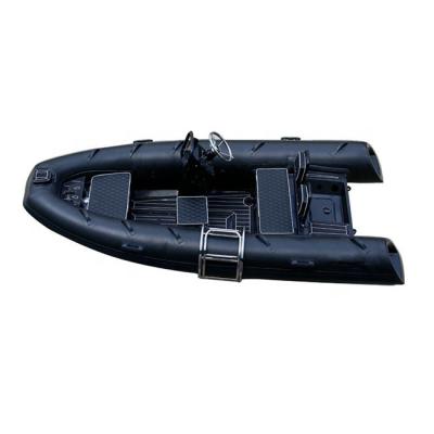 China Durable 12ft DL RIB360 Double Aluminum Hull Hypalon/PVC/Orca Rigid Inflatable Boat For Fishing for sale